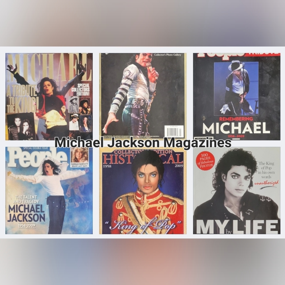 6 Michael jackson magazines